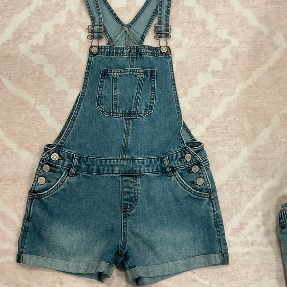RSQ Other - RSQ Girls Denim Overall Shorts Size XL (12-14)